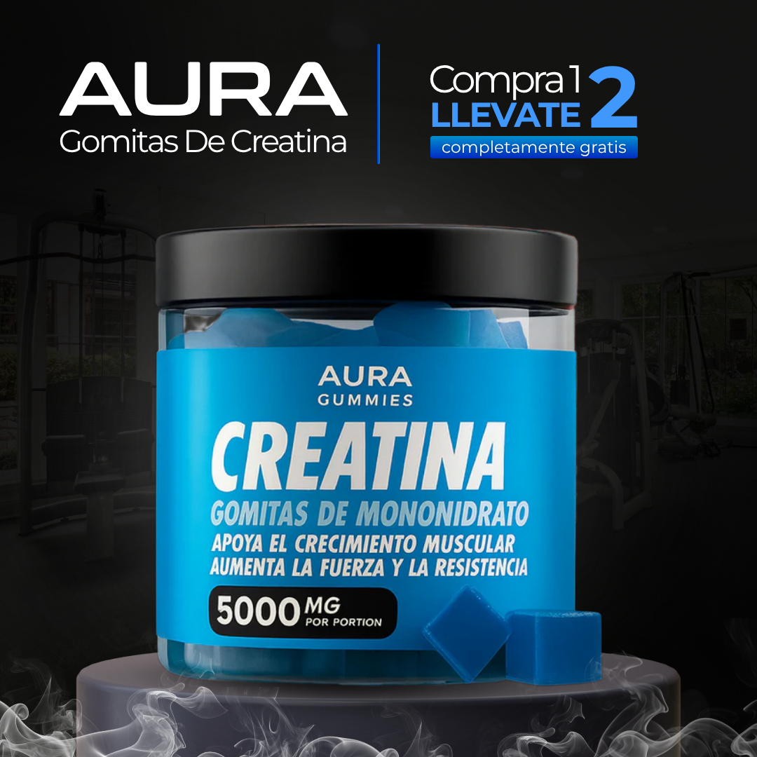 Aura Gomitas De Creatina - Compra 1 Llevate 2 GRATIS 🎁