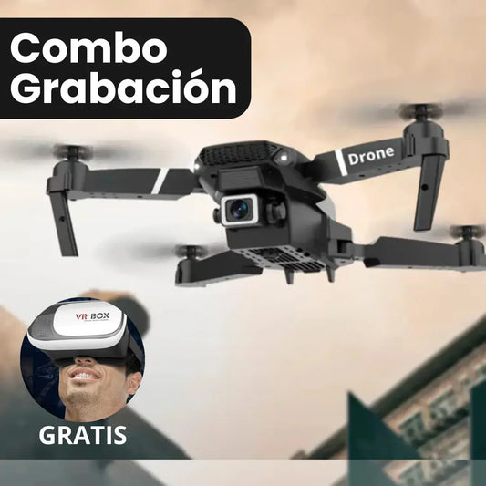 Combo Grabación: Dron Doble Camara 4k DroneXplorer + Lentes de Realidad Virtual GRATIS 🎁