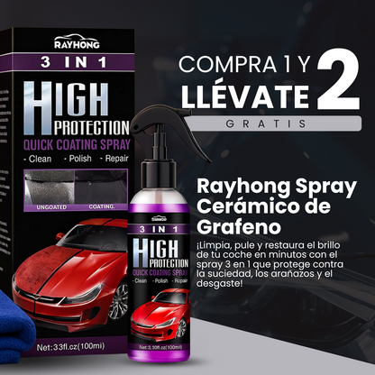 Rayhong Spray Cerámico - Compra 1 y Llévate 2 GRATIS 🎁
